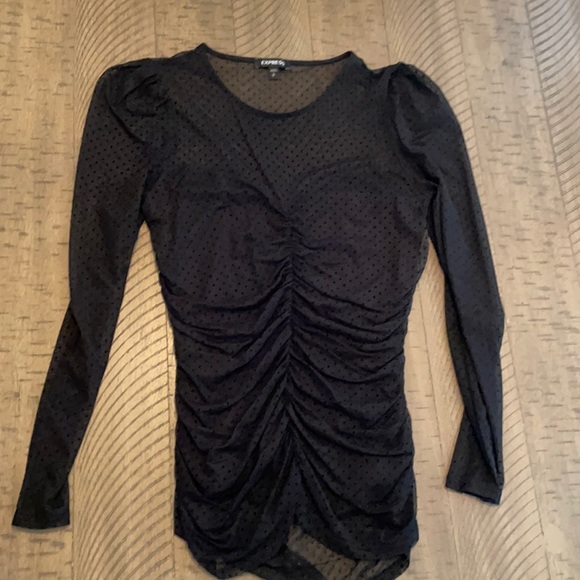Express Tops Black Elegant Blouse Poshmark